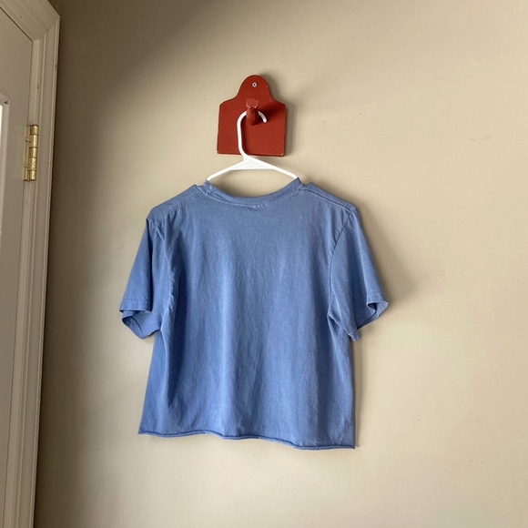 Comfort Colors Blue Keep Growing Mushroom Crop Graphic Tee S - Picture 4 of 6